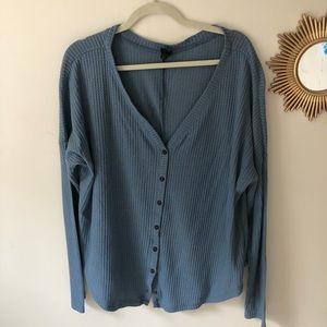 Blue comfort shirt - lounging